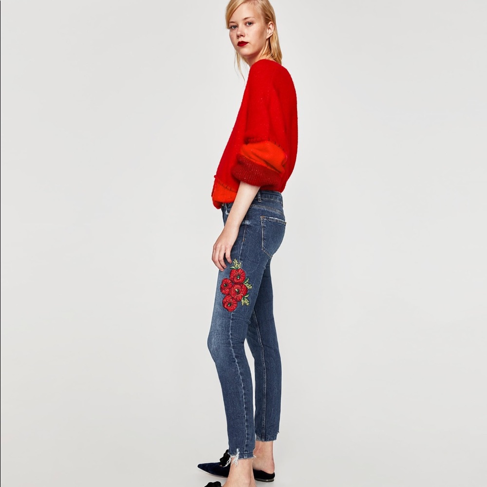Zara rose denim